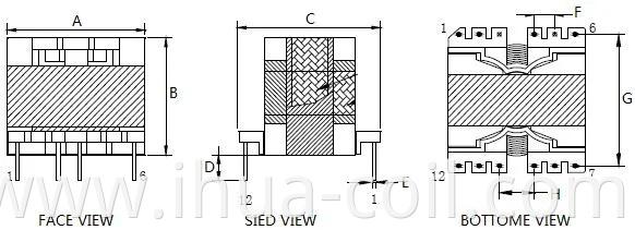 UL-Certified Copper Wire Winding Inductor Differential Mode Inductor for Speaker Voice Coil